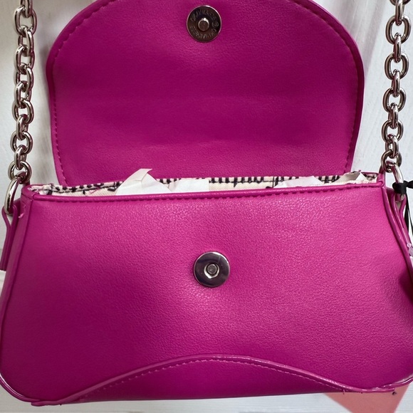 NWT Juicy Couture “Exquisite Crossbody Clutch in Raspberry Tart (Pink) - Picture 2 of 6